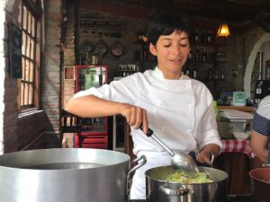 Gabi the best chef of Ecuador